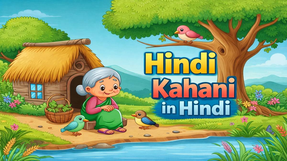 You are currently viewing आलसी चिड़िया और बूढ़ी दादी – Hindi Kahani in Hindi