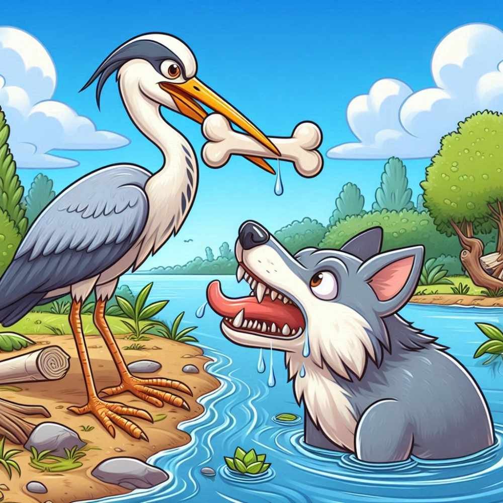 heron-and-the-wolf-story-in-hindi
