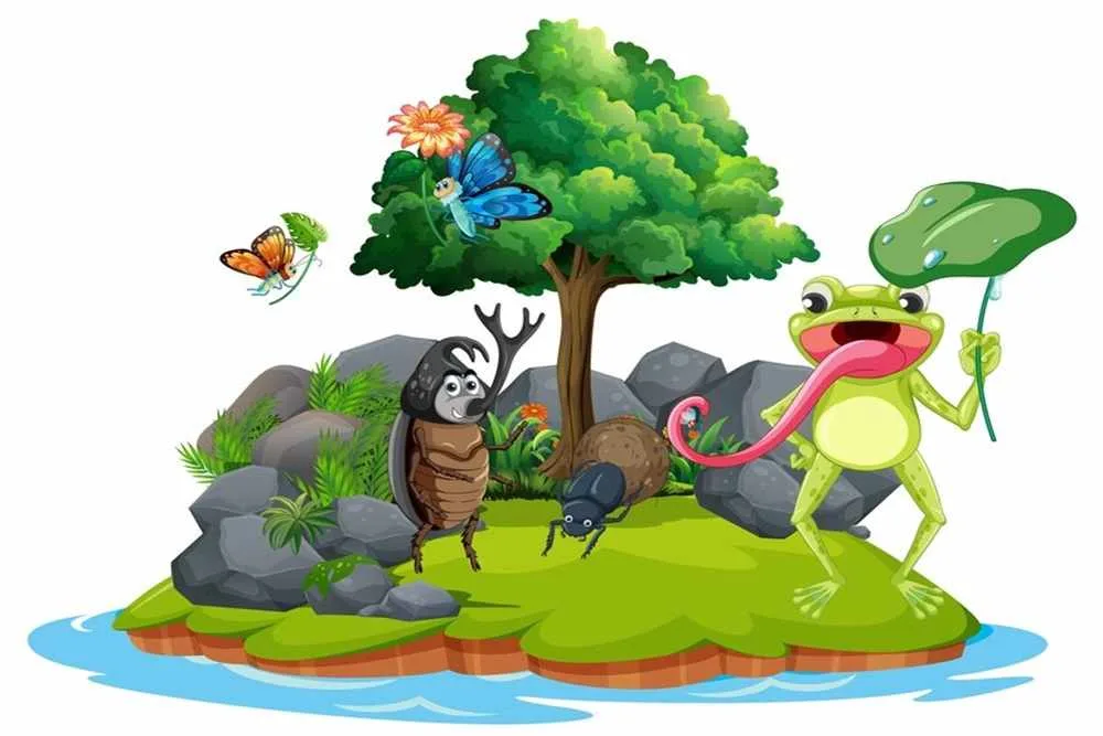 mischievous-frog-and-the-ant