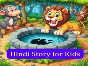 Read more about the article चतुर बंदर और शेर की कहानी – The story of clever monkey and lion