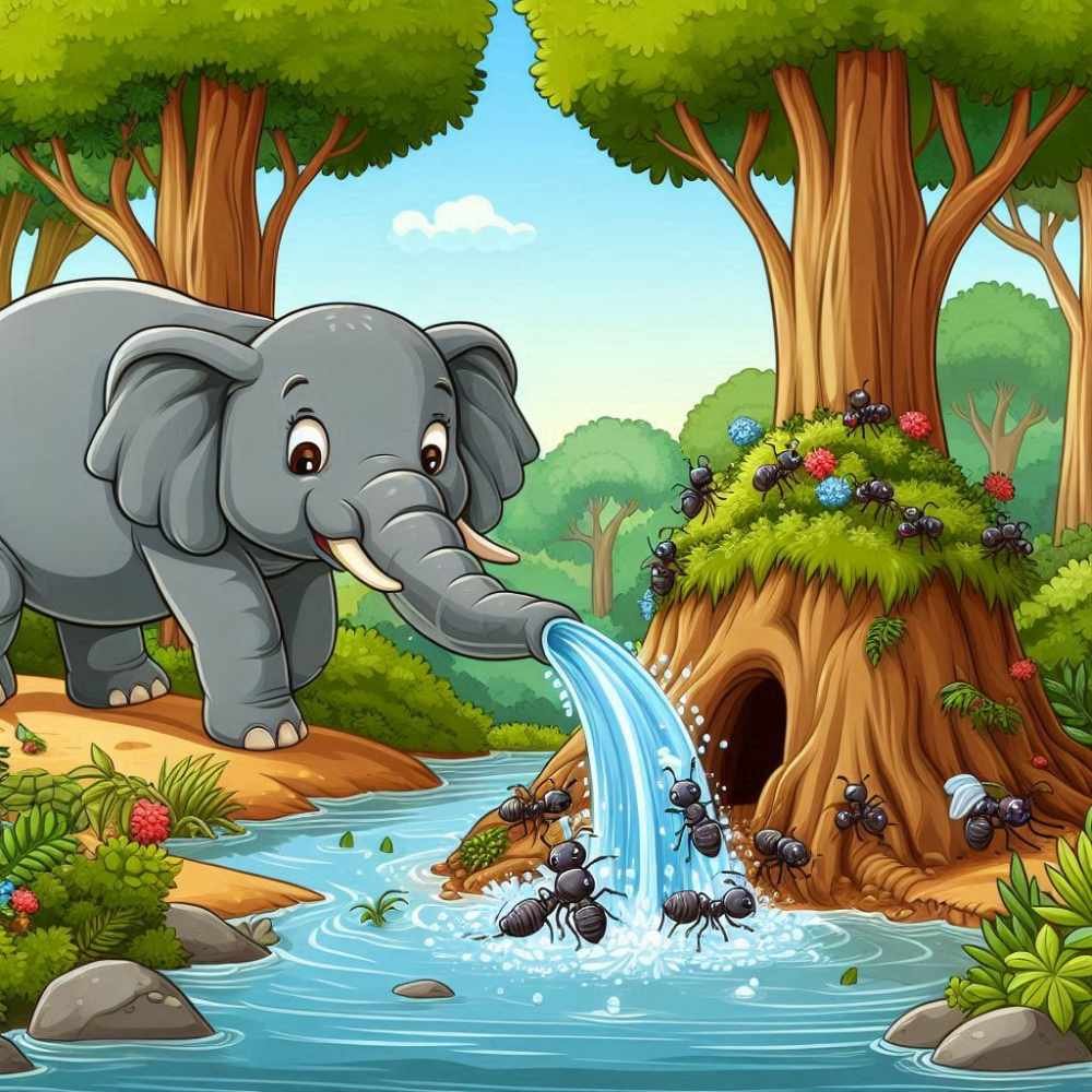 story-of-elephant-and-ant