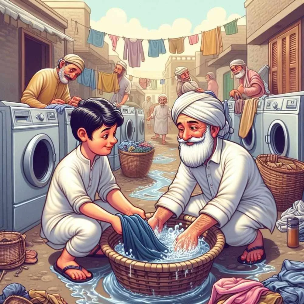 story-of-honesty-of-washerman