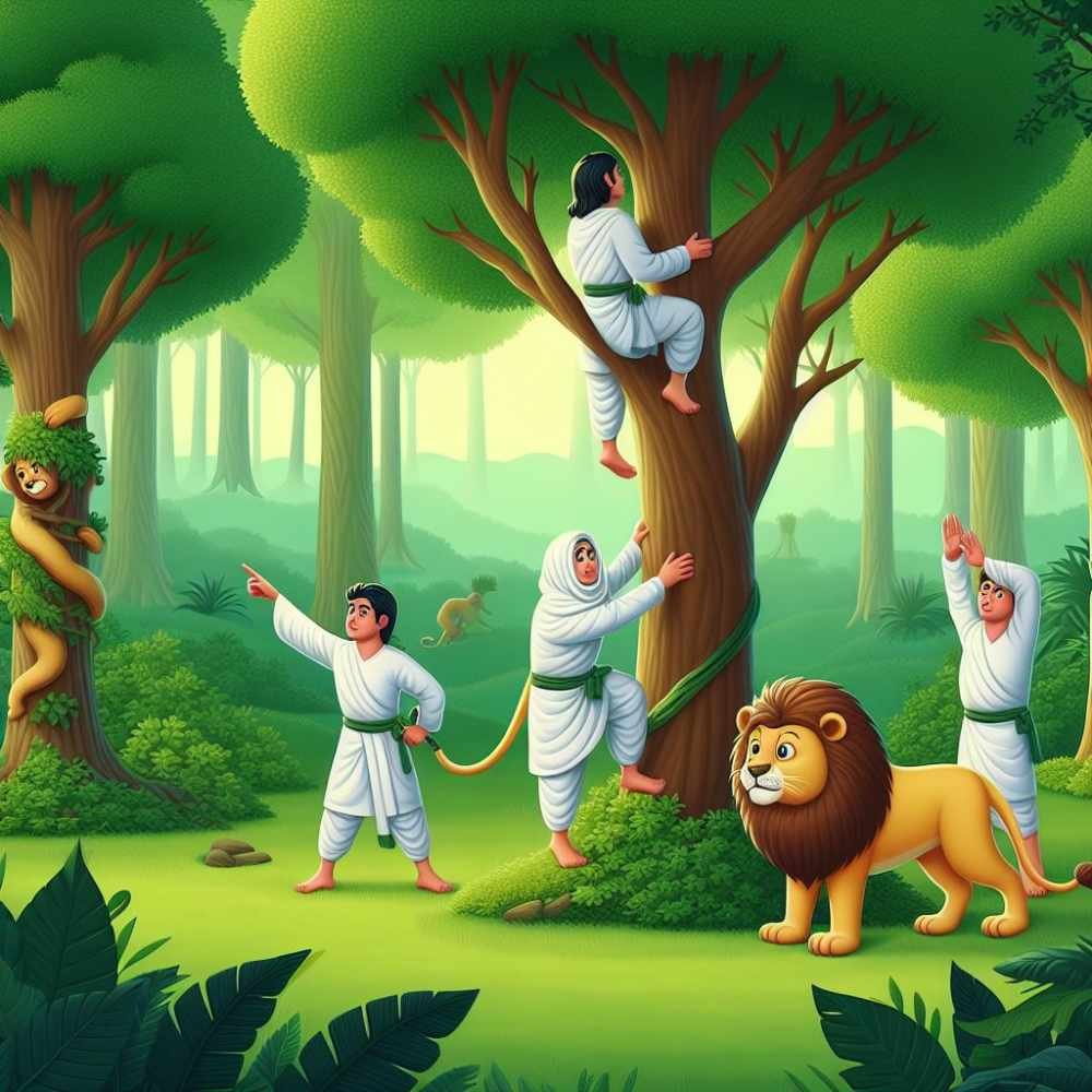 three-foolish-brahmins-and-the-lion-story