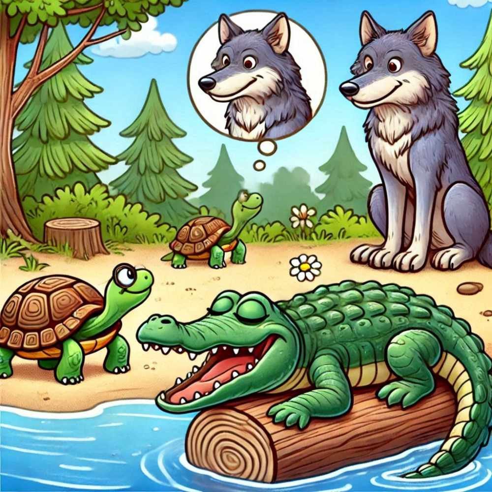 turtle-and-the-hungry-crocodile-hindi-moral-kahani