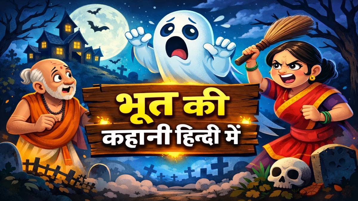 You are currently viewing भूत की मजेदार कहानी 👻 – मार के आगे भूत भागे | Funny Ghost Story in Hindi