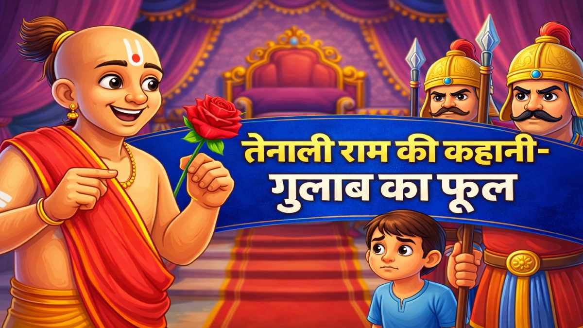 You are currently viewing Gulab Chor Tenali Ram Story in Hindi | तेनाली राम की मजेदार कहानी