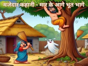 Read more about the article मजेदार कहानी – मार के आगे भूत भागे