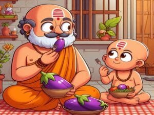 Read more about the article बैंगन की सब्जी: तेनाली राम की कहानी – Tenali Raman Story