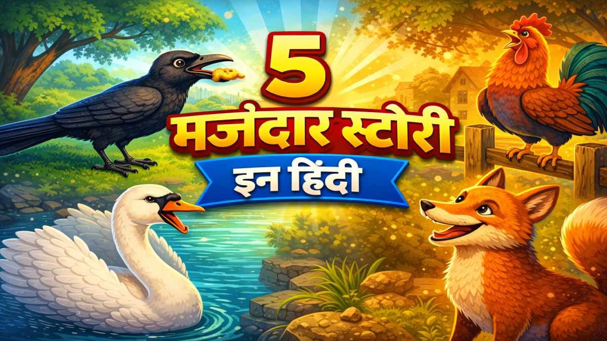 You are currently viewing 5 मजेदार स्टोरी इन हिंदी | हंसी और सीख से भरी मजेदार कहानियाँ