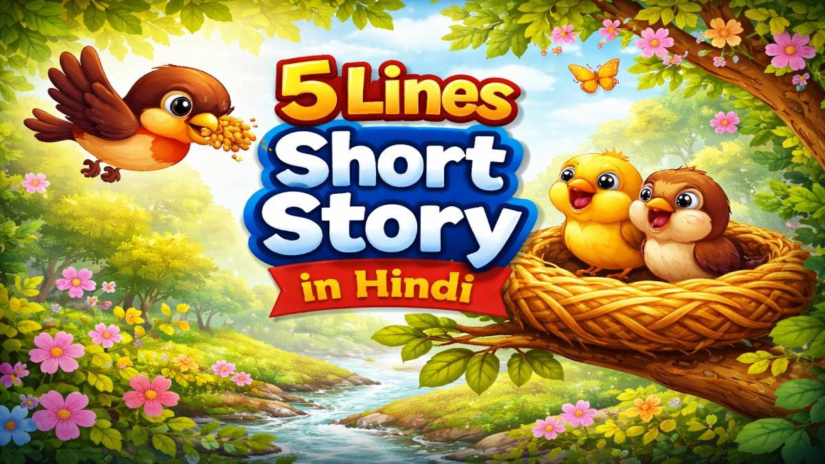 You are currently viewing 5 Line Short Story in Hindi | बहुत छोटी कहानी चित्र सहित