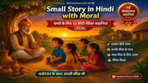 Read more about the article 5 Small Story in Hindi with Moral – बच्चों के लिए छोटी नैतिक कहानियां (2026)