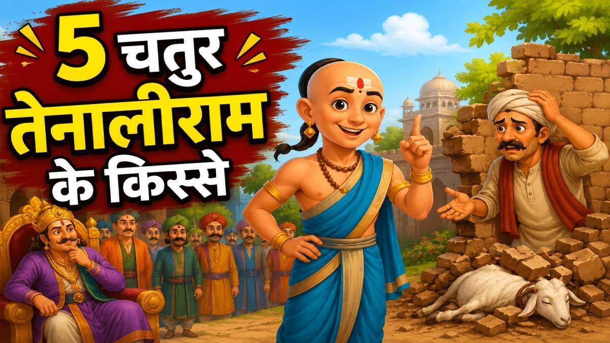 You are currently viewing तेनालीराम की 5 प्रसिद्ध कहानियाँ – बुद्धि, हास्य और चतुराई की मिसाल