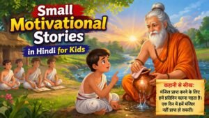 Read more about the article 5 Short Motivational Stories in Hindi for Kids