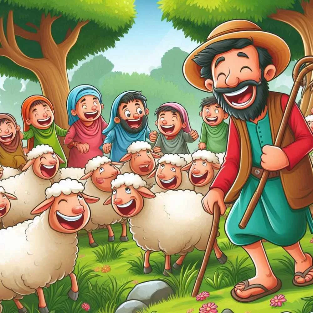 panchtantra-ki-kahani-गाँव-वाले-और-गड़ेरिया