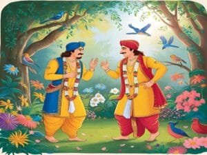 Read more about the article बीरबल की चतुराई के किस्से : पगड़ी में पंख