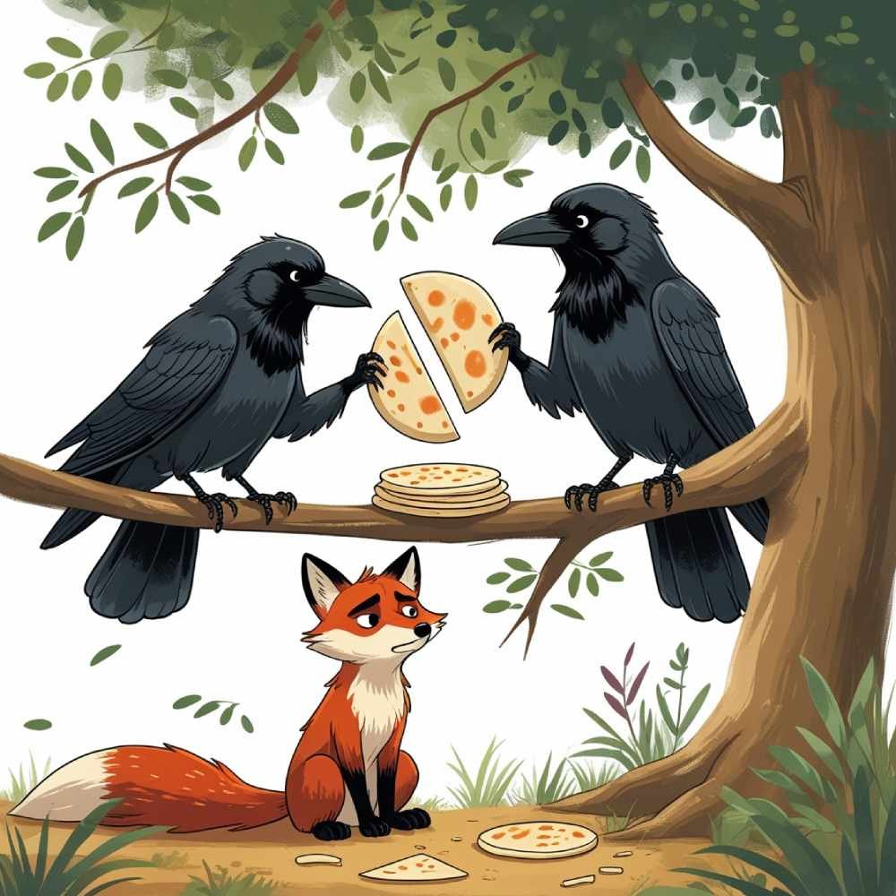 hindi-story-crow-and-fox