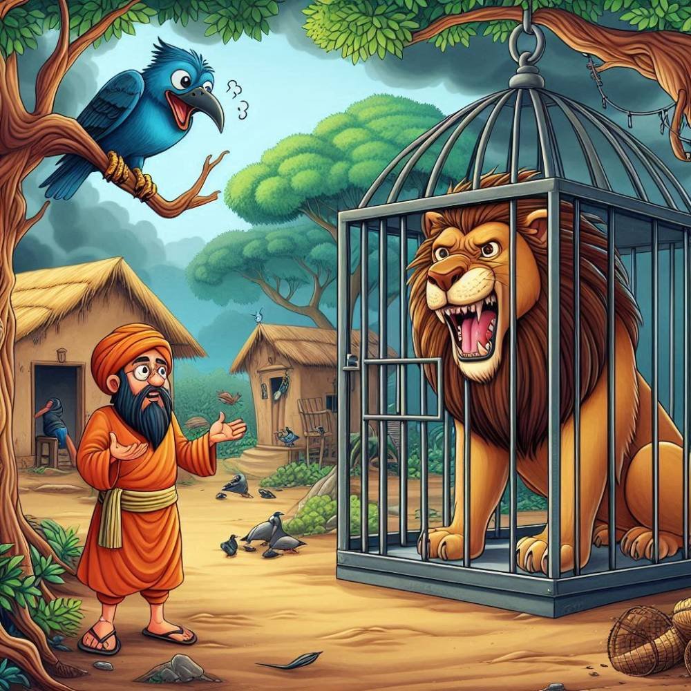 a-lion-and-a-saint-story-in-hindi