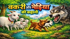Read more about the article बकरी और भेड़िया की कहानी
