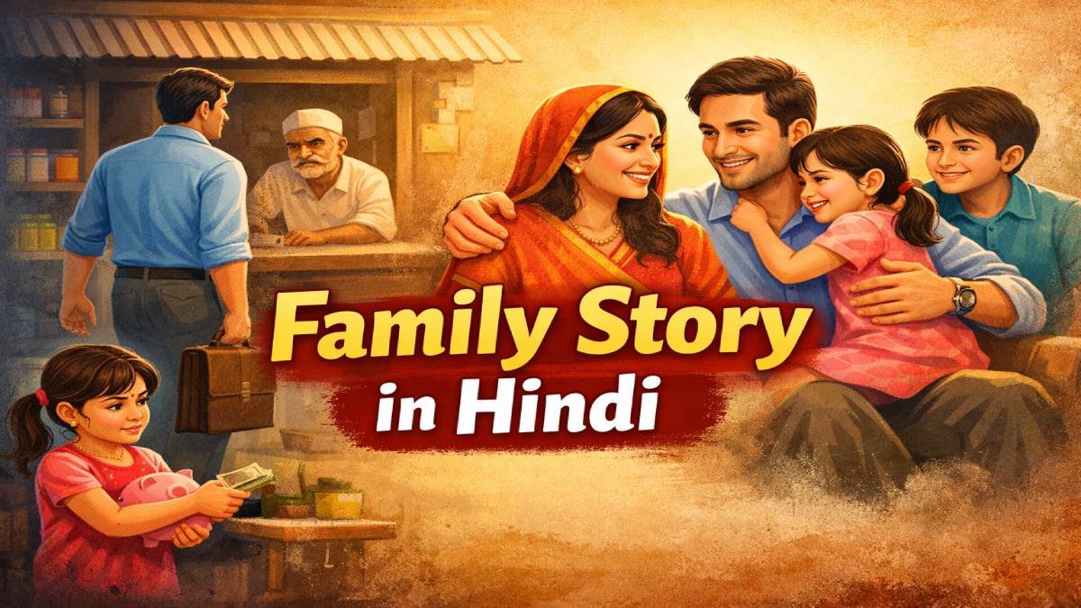 You are currently viewing हिन्दी कहानी – परिवार ही असली धन है
