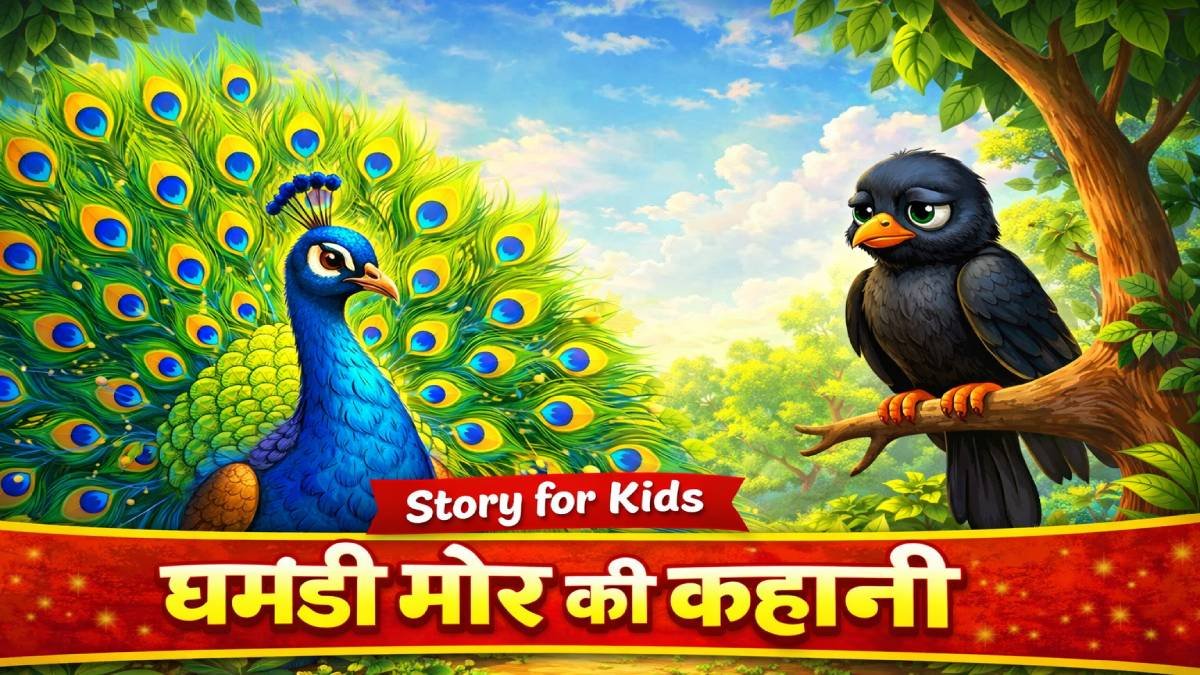 You are currently viewing Story for Kids – घमंडी मोर की कहानी