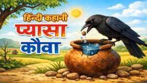 Read more about the article ज्ञानवर्धक कहानी – प्यास कौवा