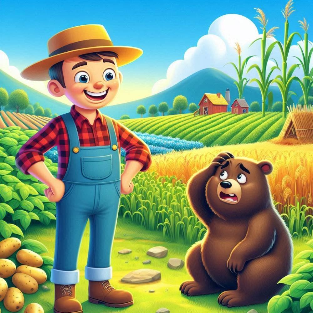 best-moral-stories-for-kids-the-farmer-and-the-bear