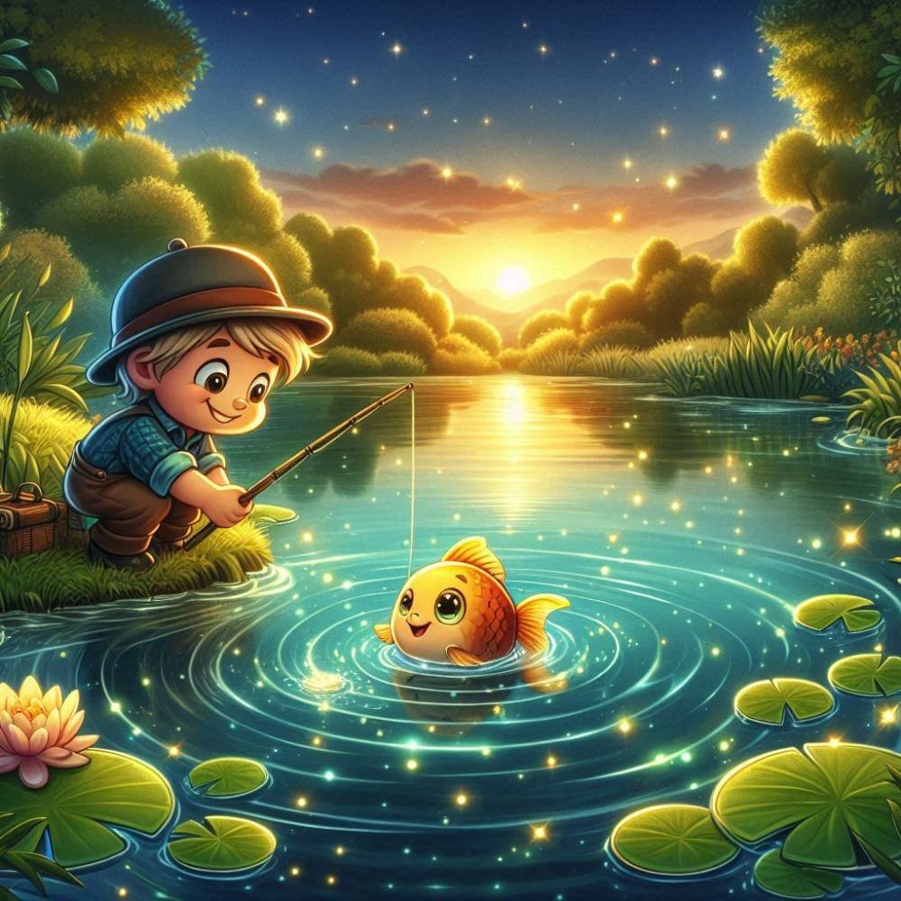 english-moral-story-the-fisherman-and-the-little-fish