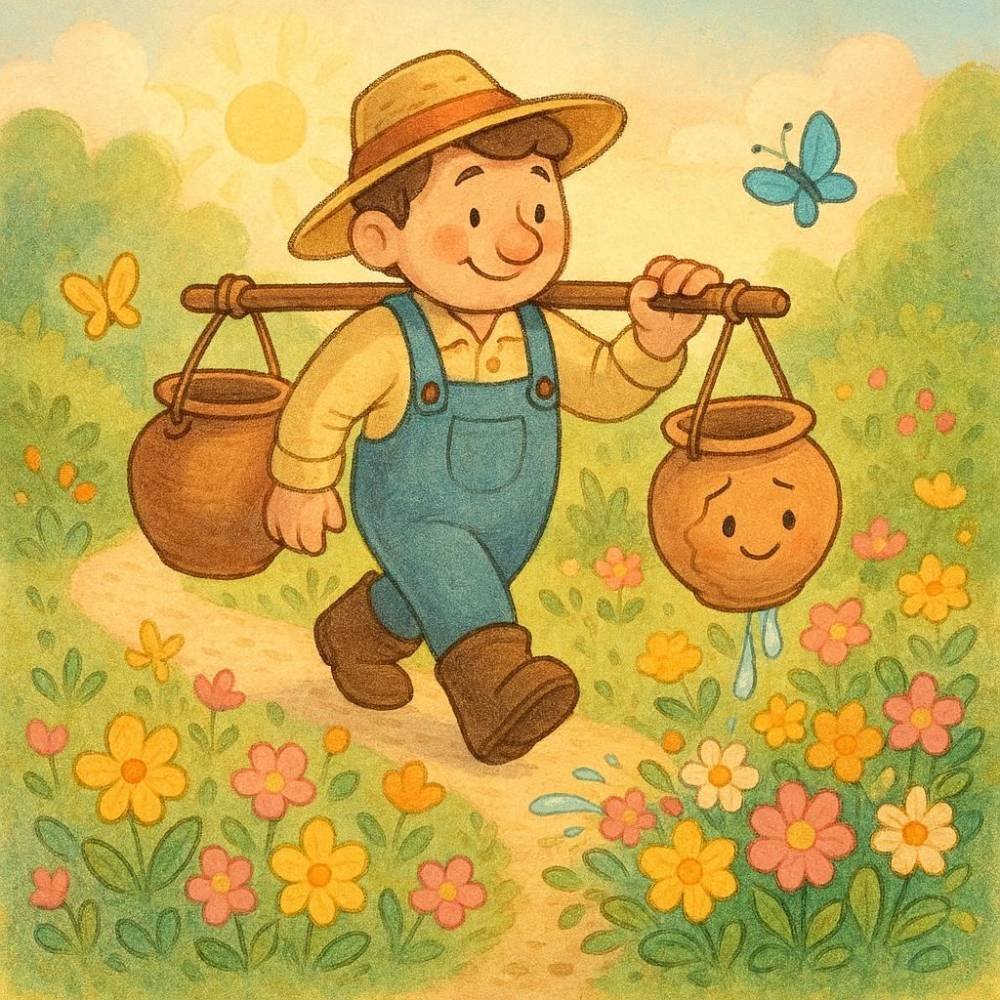 moral-story-for-kids-the-cracked-pot
