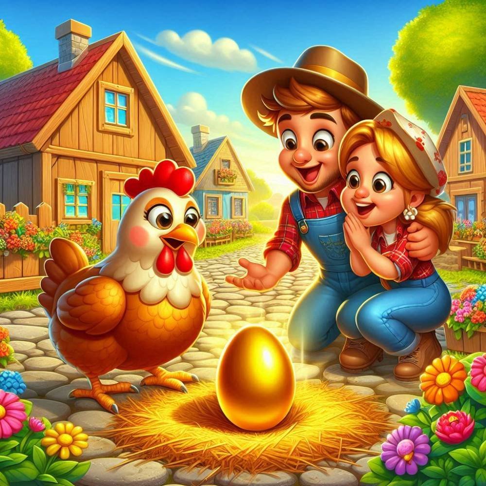 short-tale-in-english-the-farmer-and-the-hen