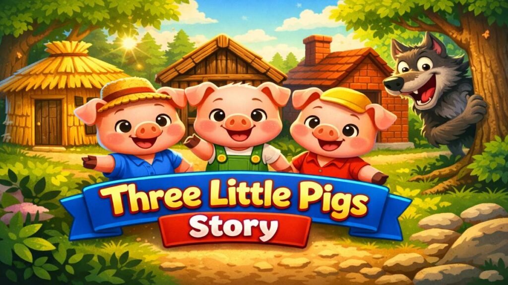Three Little Pigs Story 🐷 Classic Bedtime Tale with Moral (2026)