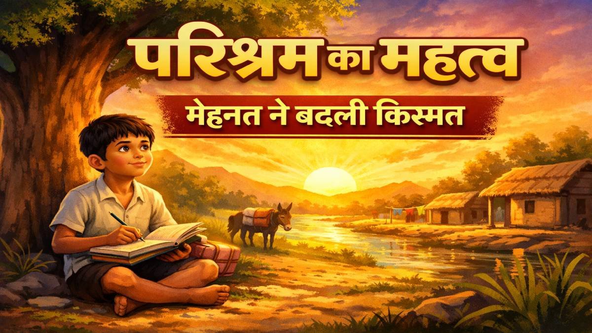 You are currently viewing परिश्रम का महत्व: कैसे मेहनत ने बदली एक गरीब धोबी की किस्मत | प्रेरणादायक हिंदी कहानी 2026