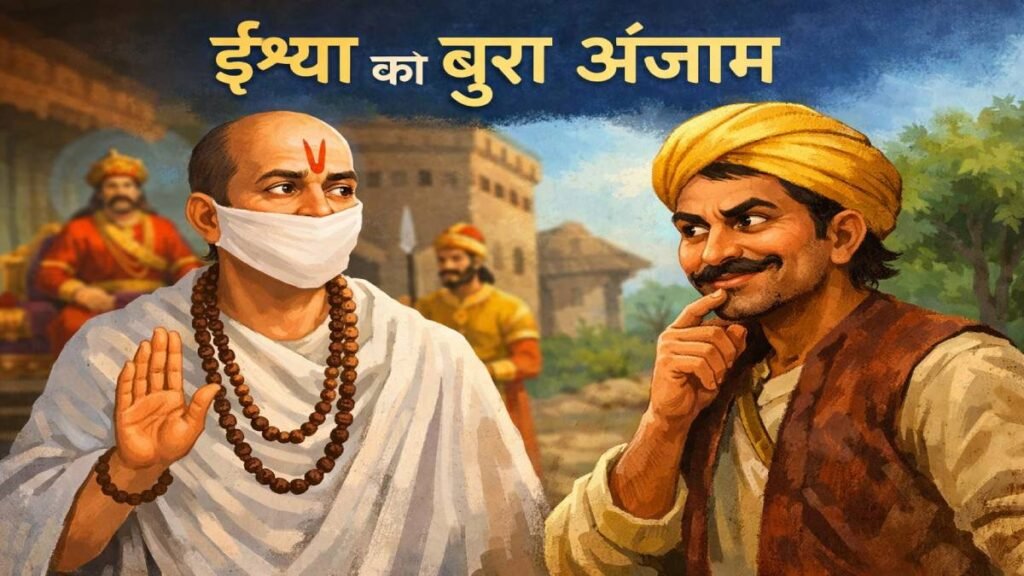 ईर्ष्या करने वाले का अंत कहानी – पंडित और नाई की सीख देने वाली कथा