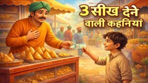 Read more about the article 3 सकारात्मक सोच की कहानियां – ईमानदारी, कर्म और धैर्य की सीख