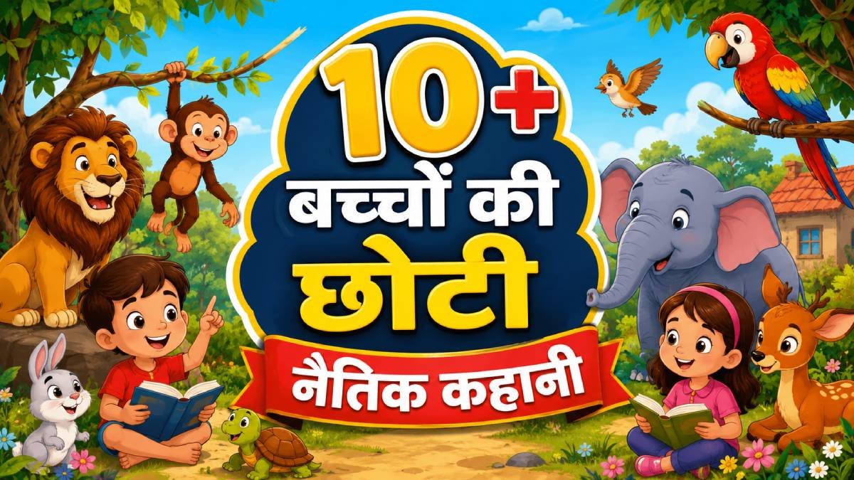 You are currently viewing बच्चों को नैतिक सीख देने वाली 10+ छोटी कहानियाँ हिंदी में