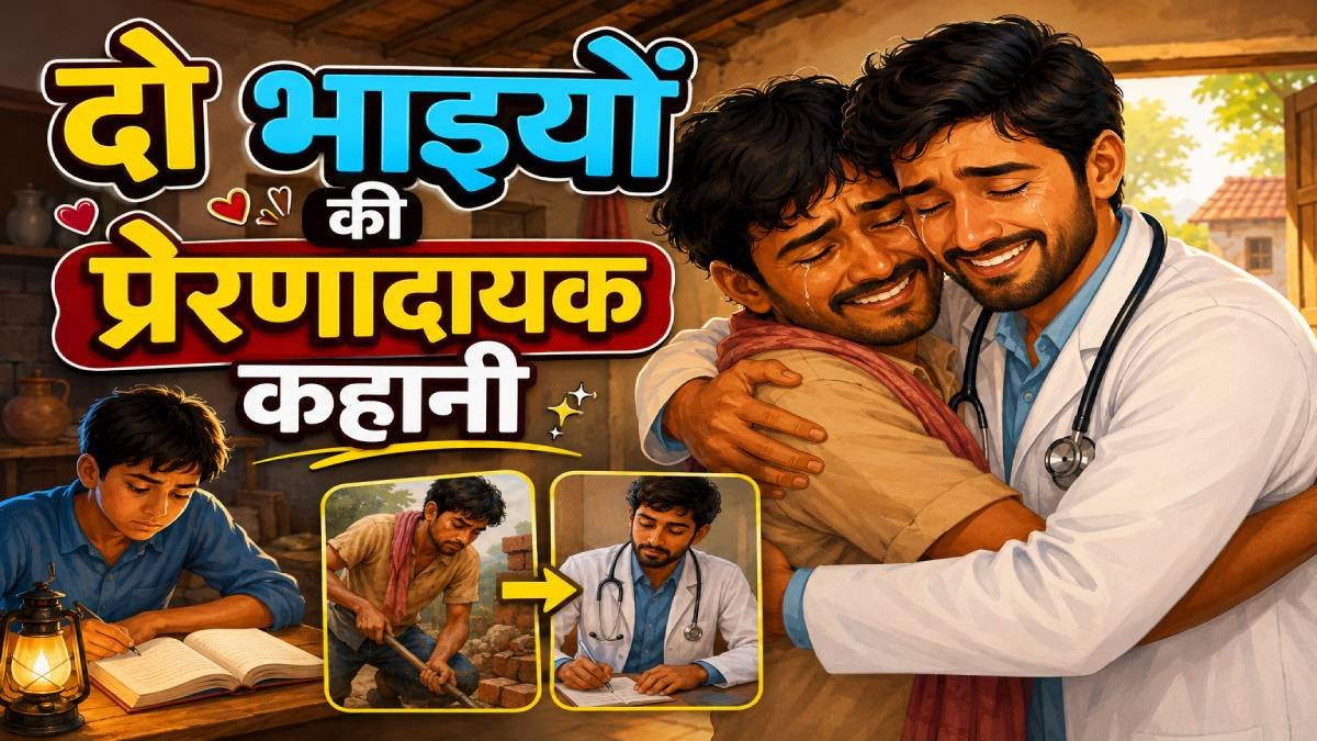 You are currently viewing बड़े भाई का त्याग, छोटे की सफलता – दिल छू लेने वाली दो भाइयों की प्रेरणादायक कहानी