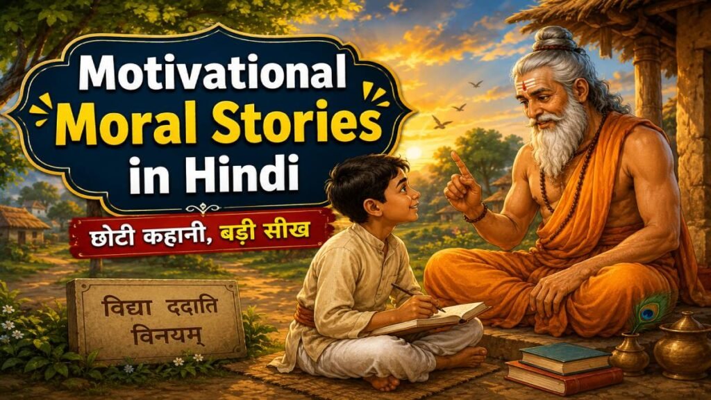Moral and Motivational Stories in Hindi – जीवन बदलने वाली 4 प्रेरणादायक कहानियां
