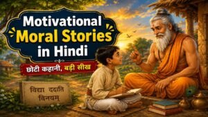 Read more about the article Moral and Motivational Stories in Hindi – जीवन बदलने वाली 4 प्रेरणादायक कहानियां