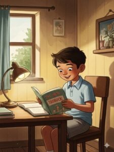 Read more about the article बच्चों की शिक्षाप्रद कहानियां – गरीबी से पढ़ाई तक 📘📖📖🔖